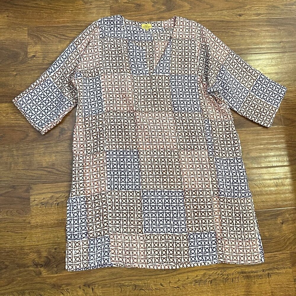 Roberta Roller Rabbit silk tunic dress